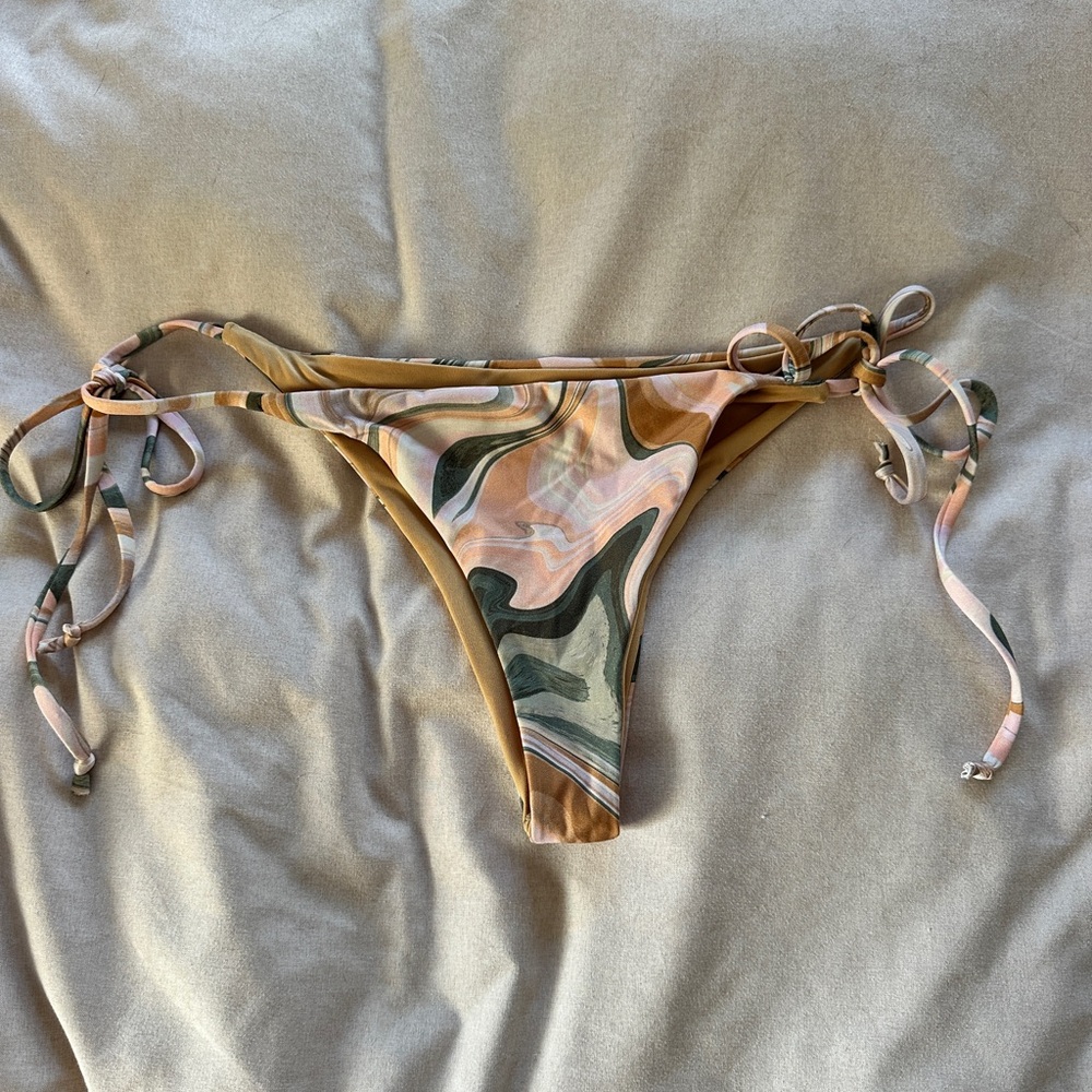 Beach Riot Tan Bikini Bottom